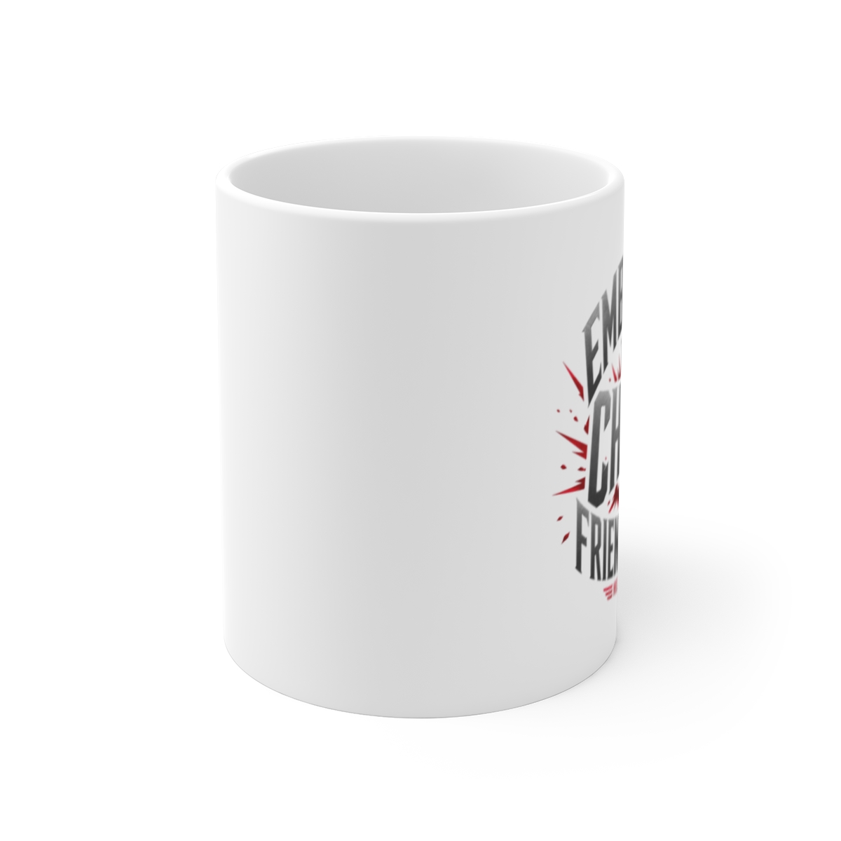 Helldivers 2 "Embrace the Chaos of Friendly Fire" White Mug