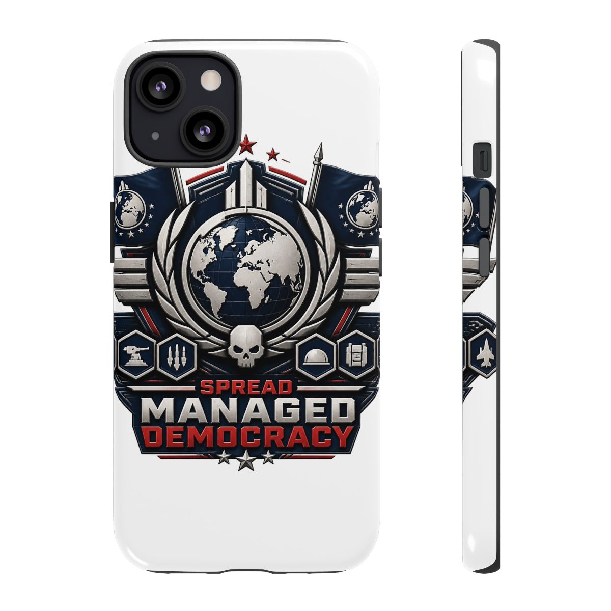 Helldivers 2 "Spread Managed Democracy" Phone Case