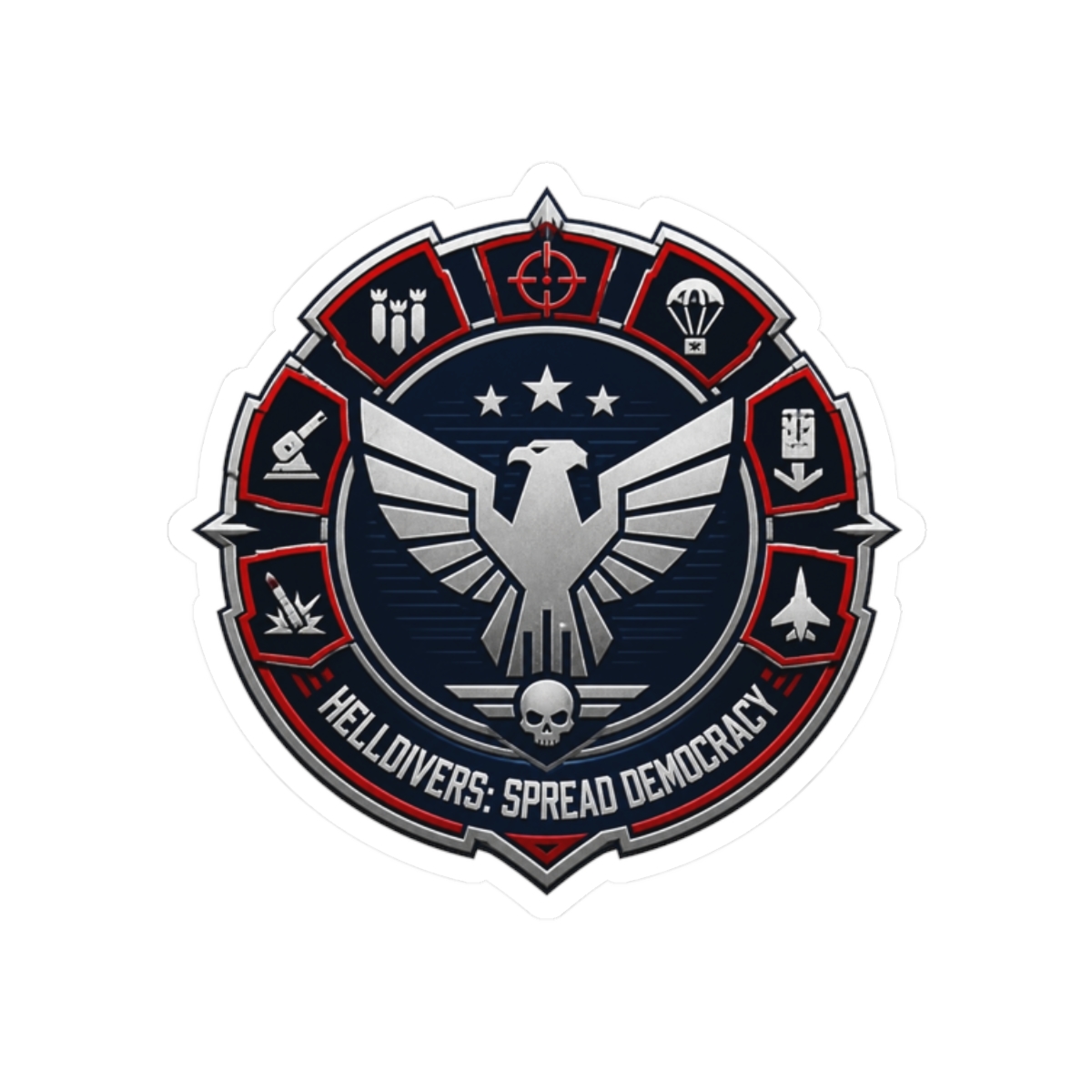 Helldivers 2 "Helldivers: Spread Democracy" Sticker