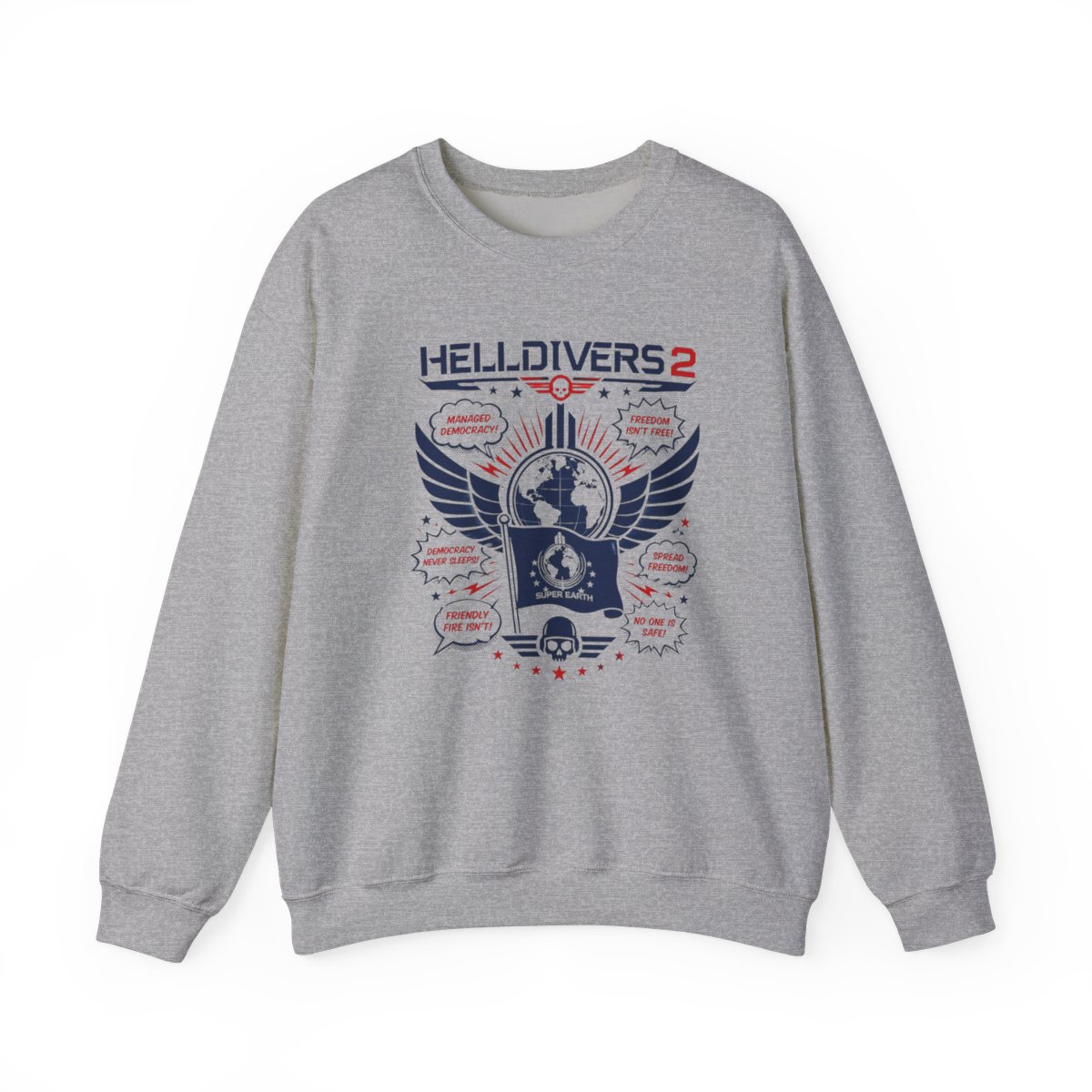 Helldivers 2 "Managed Democracy" Crewneck