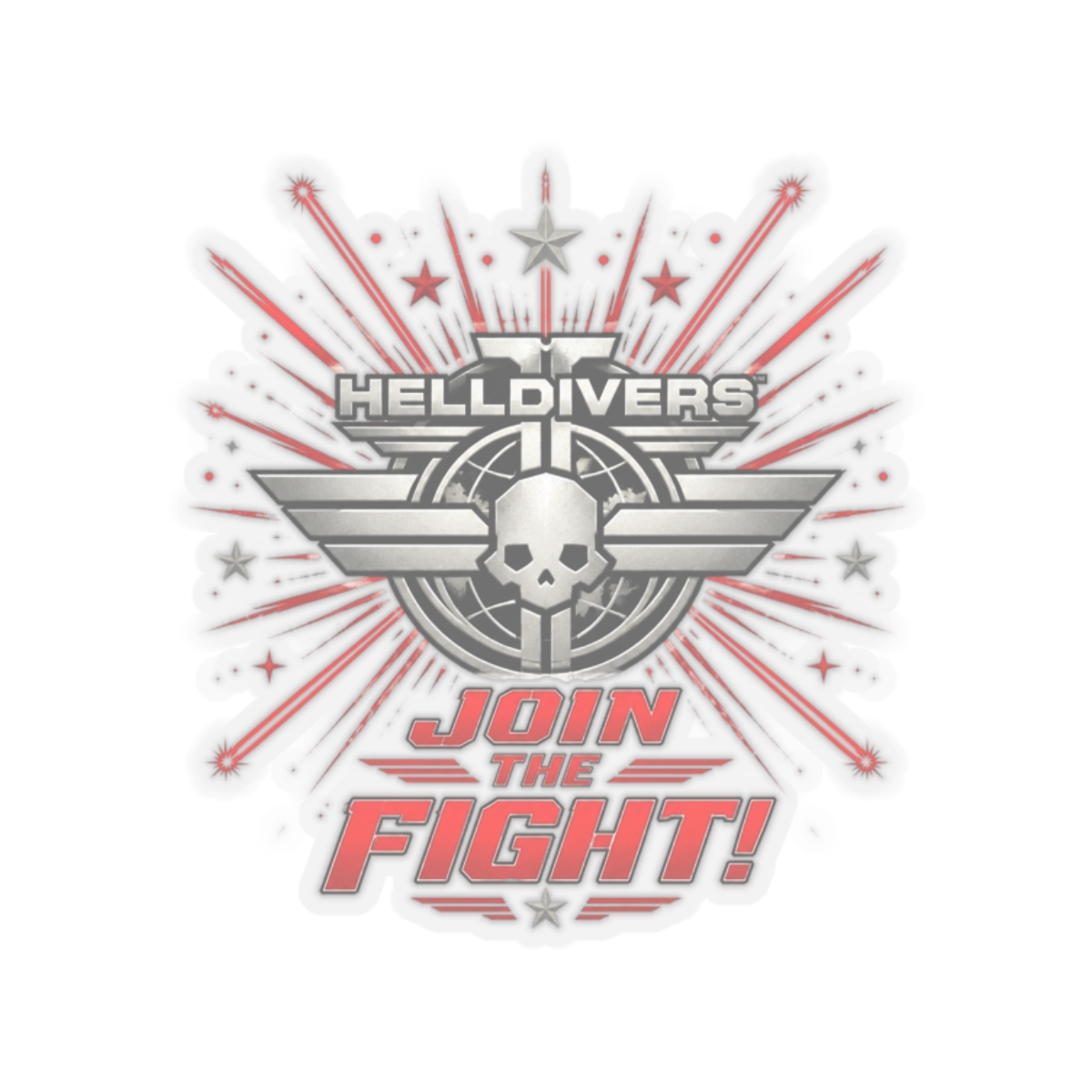 Helldivers 2 "Join the Fight!" Sticker