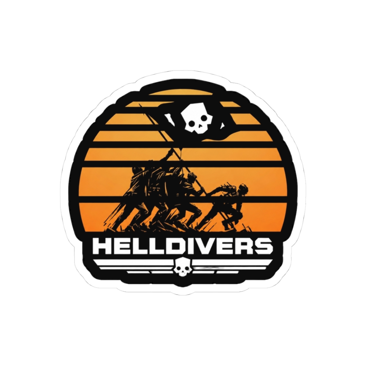 HELLDIVERS FLAG Sticker