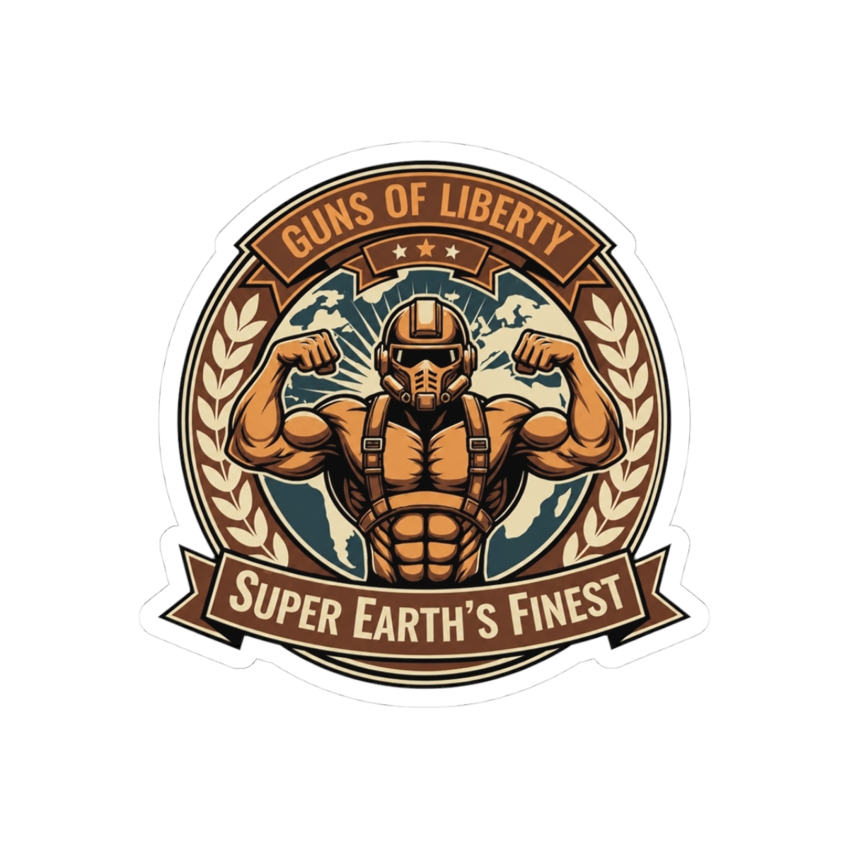 Guns Of Liberty - Helldivers 2 Sticker