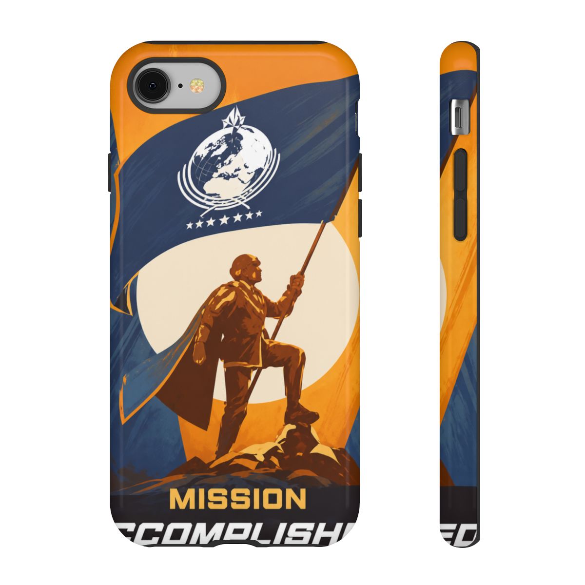 Helldivers 2 Mission Accomplished with Flag Video Game Case for iPhone 16 Pro Max