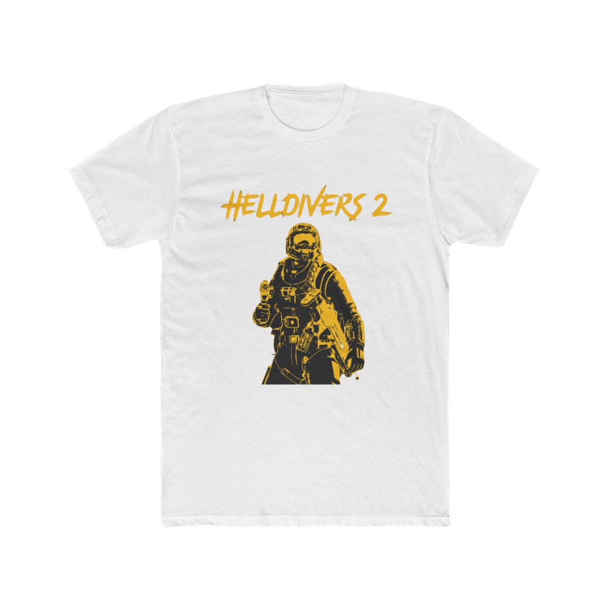 Helldivers 2 - Yellow Stencil Graphic T Shirt